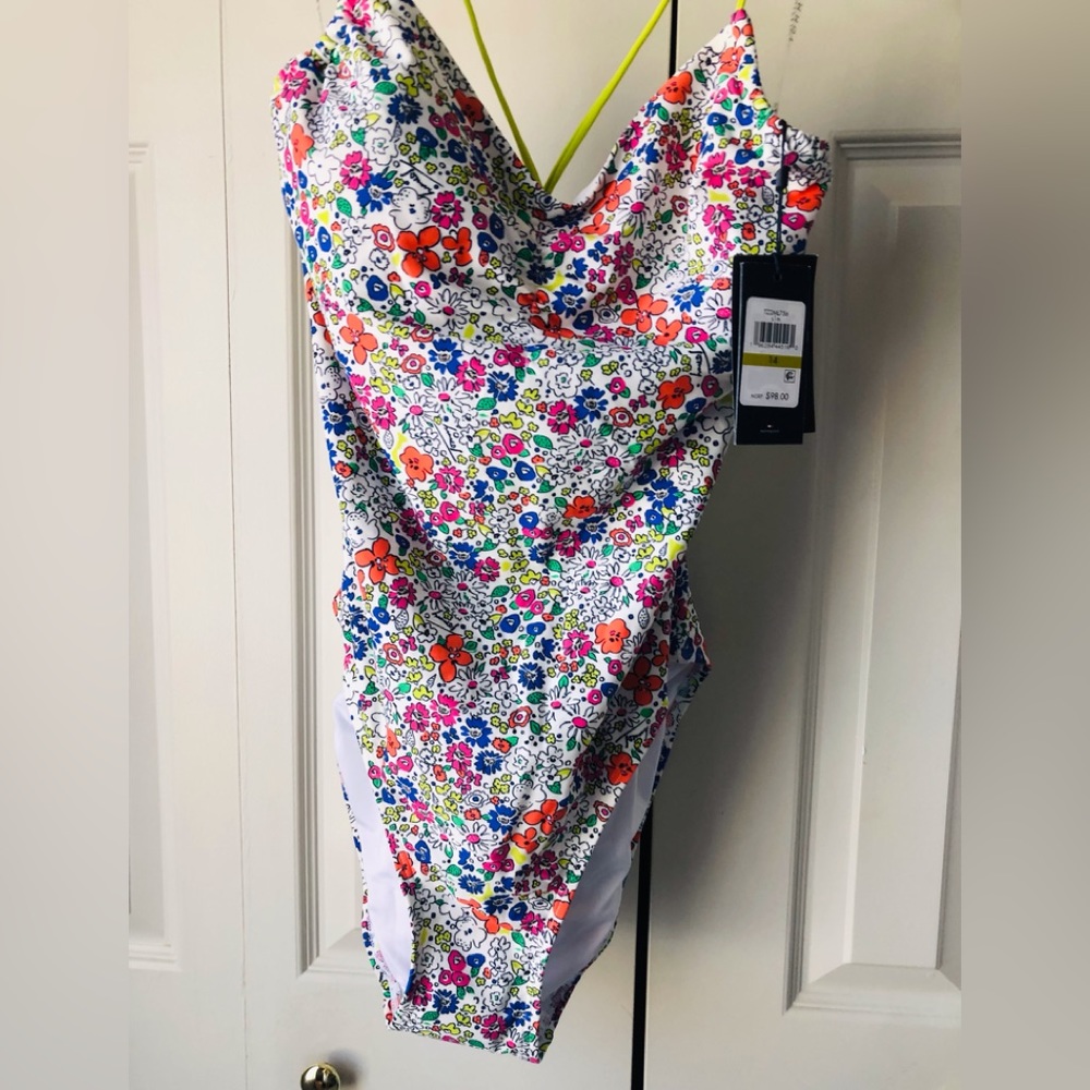 Tommy Hilfiger One Piece Swimsuit.  Size 14.  New with tags.